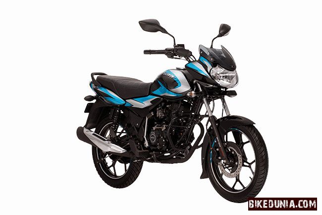 Bajaj Discover 110 - Ebony Blk Blue Dkl