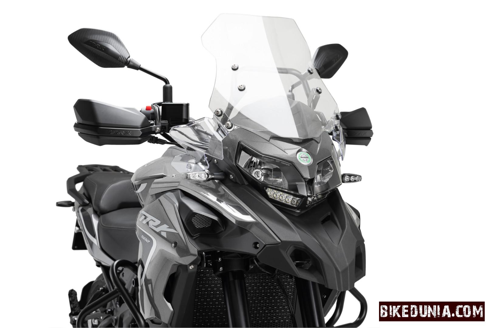 Benelli TRK 502 - Large Windscreen, Handguards & LED Light System