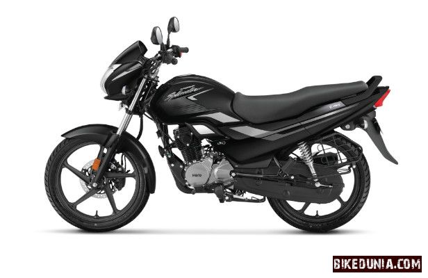 Hero Super Splendor - Black - Silver STR