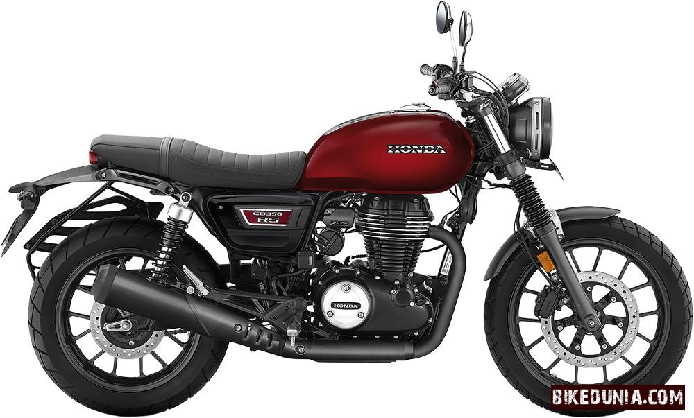 Honda CB350RS DLX Pro 2025 - Rebel Red Metallic