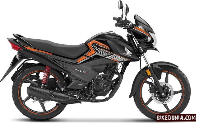 Honda Livo 2025 - Pearl Igneous Black with Orange Stripes