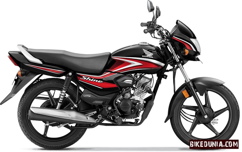 Honda Shine 100 - Black With Red