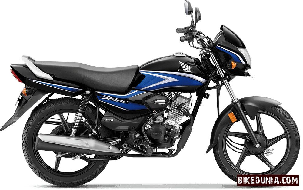 Honda Shine 100 - Black With Blue