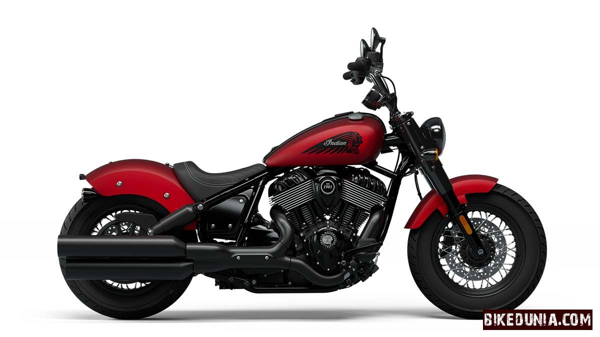 Indian Chief Bobber Dark Horse - Sunset Red Smoke