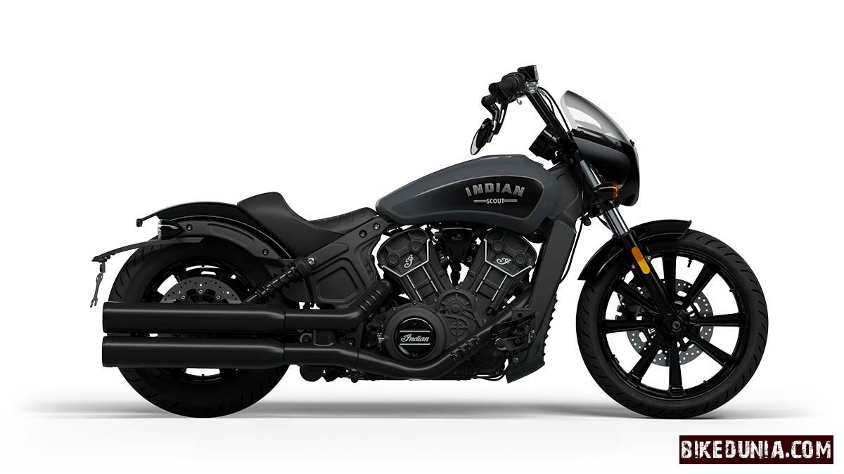 Indian Scout Rogue - Stealth Gray w/ Graphics