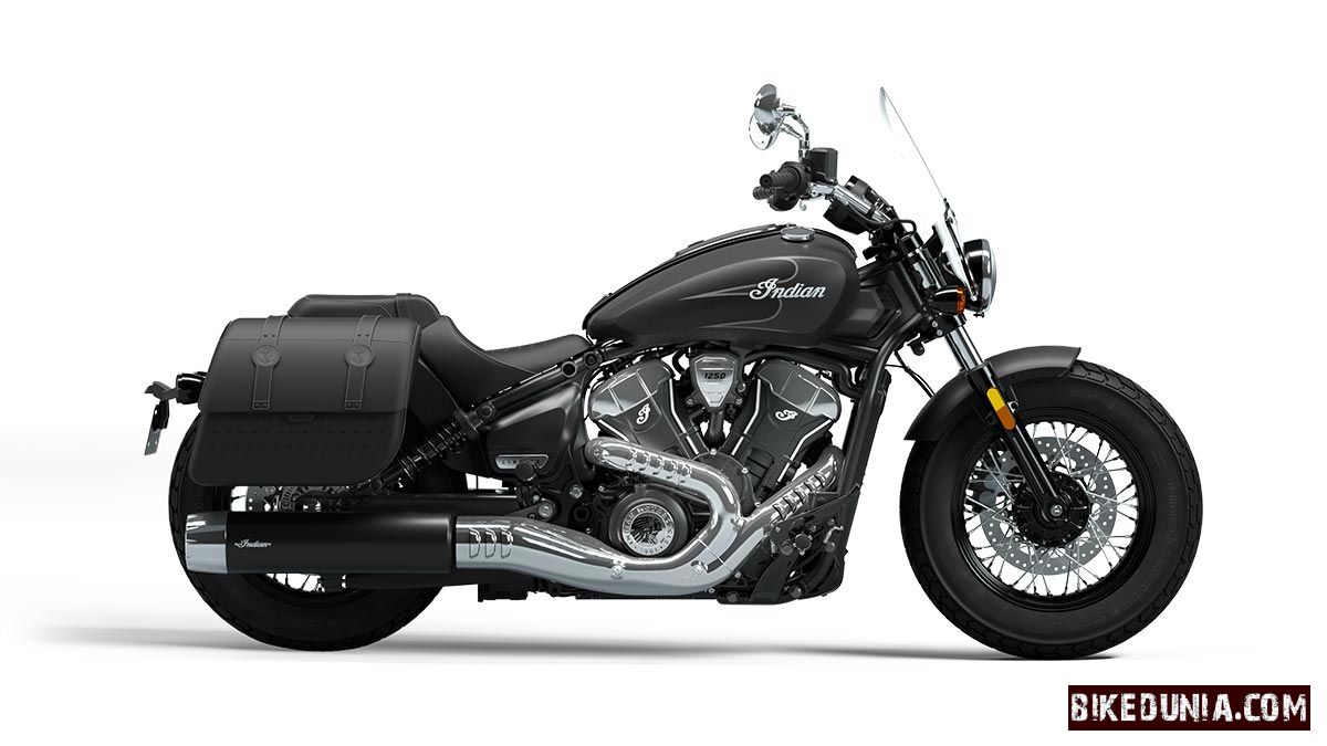 Indian Super Scout - Black Smoke with Graphics