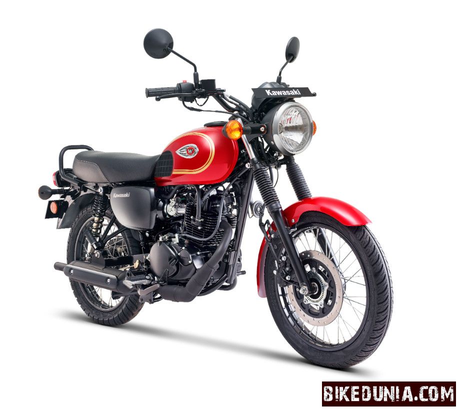 Kawasaki W175 - Candy Persimmon Red