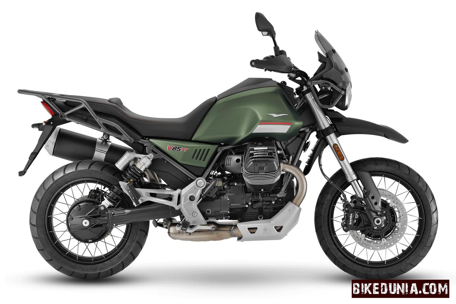 Moto Guzzi V85 TT - Verde Altaj