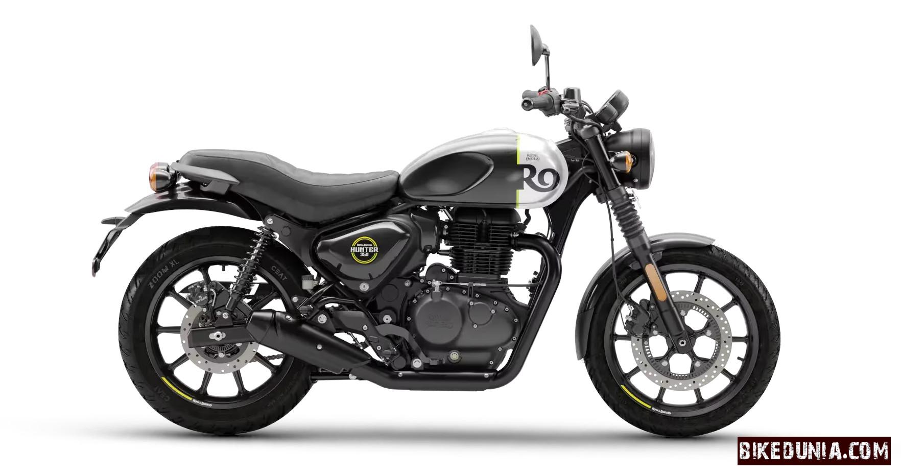 Royal Enfield Hunter 350 - Rebel Black