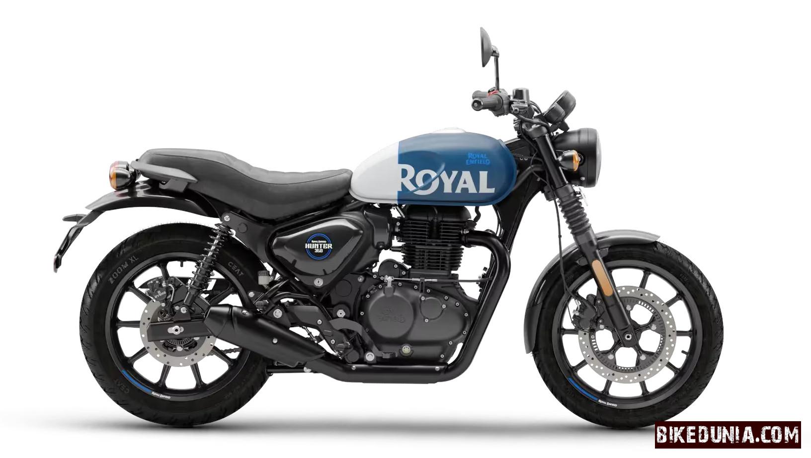 Royal Enfield Hunter 350 - Rebel Blue