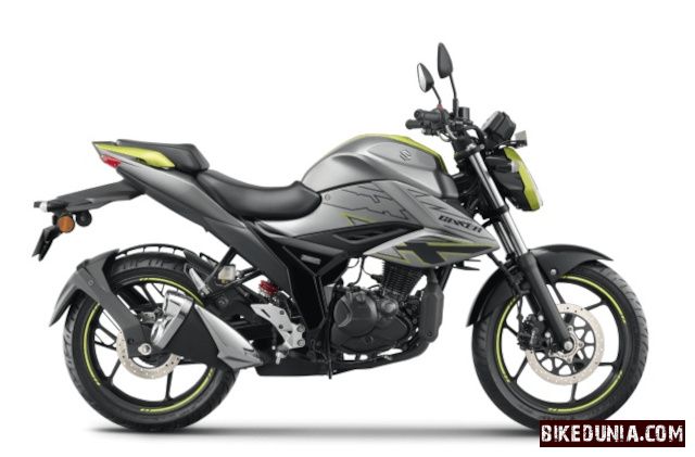 Suzuki Gixxer 2025 - Met. Oort Gray/Met. Lush Green