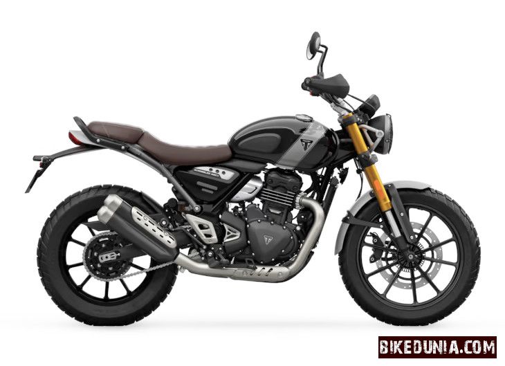 Triumph Scrambler 400 X - Phantom Black / Silver Ice