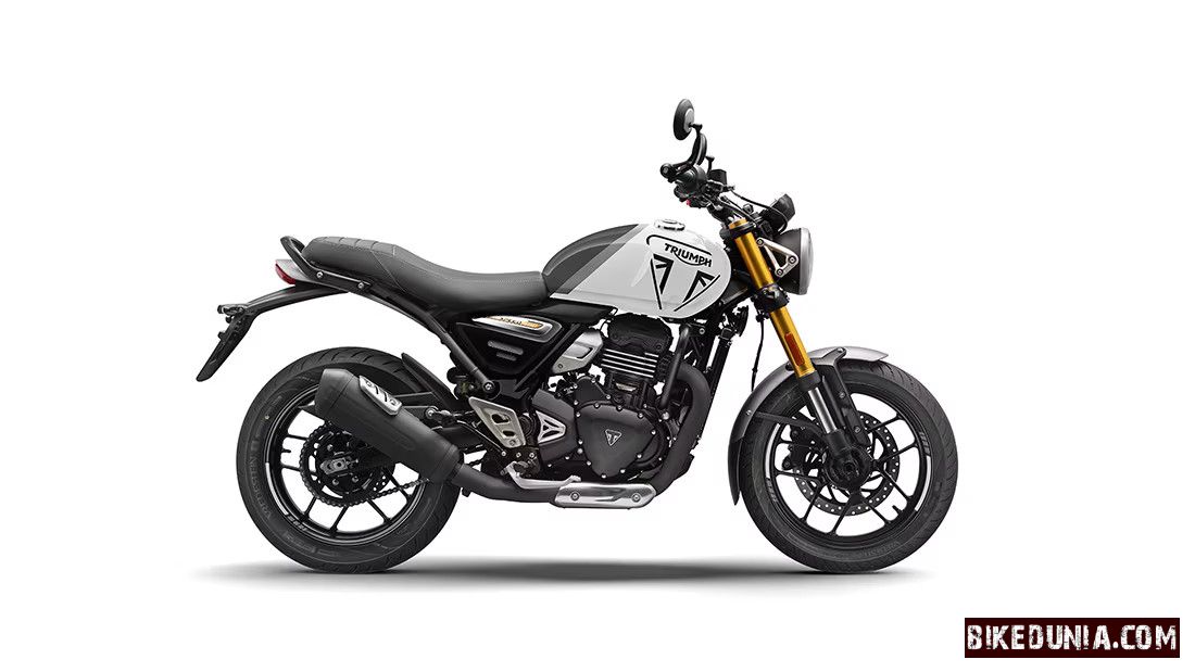 Triumph Speed 400 2025 - Pearl Metallic White / Pewter Grey