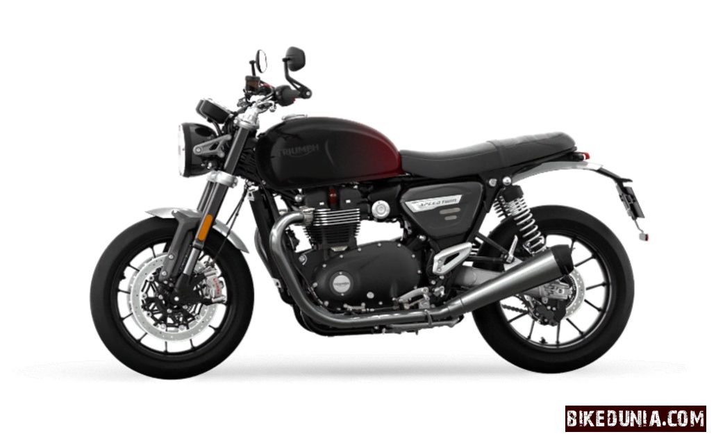 Triumph Speed Twin 1200 2024 - Stealth Edition - Sapphire Red/ Silver Red