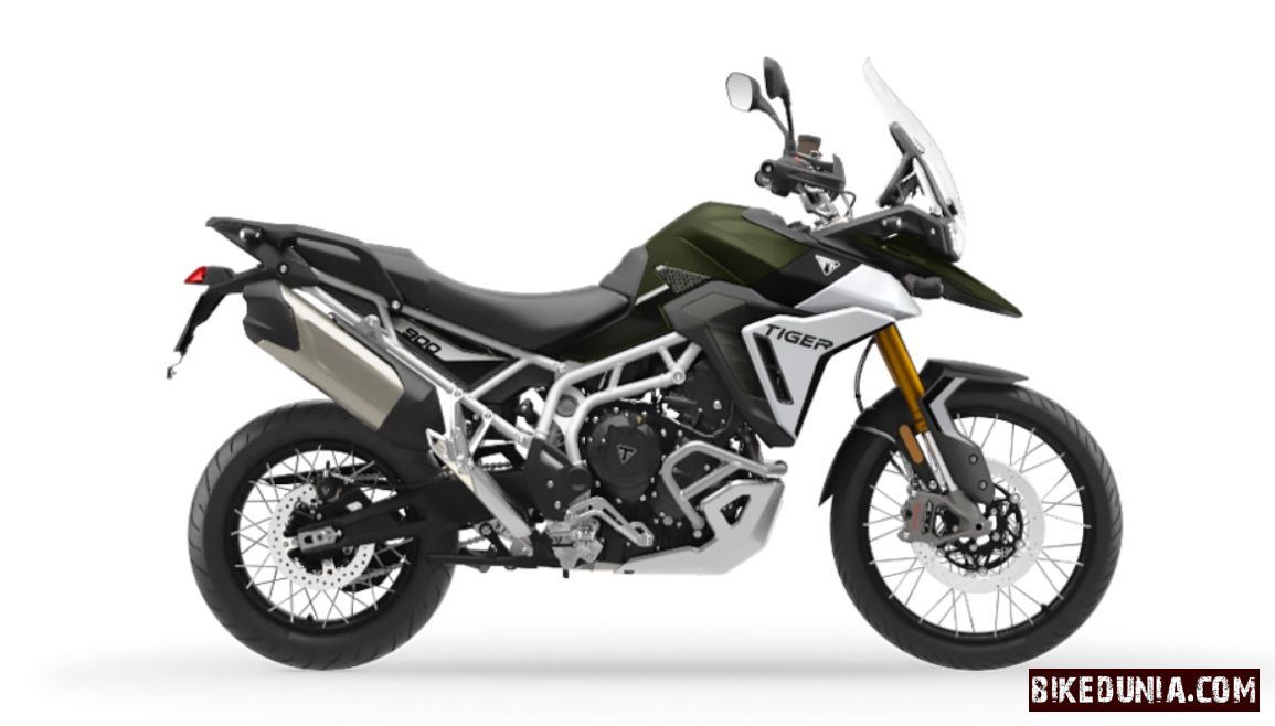 Triumph Tiger 900 Rally Pro - Matt Khaki Green / Matt Phantom Black