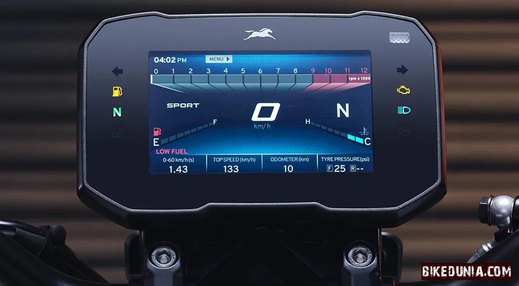 TVS Apache RTR 310 - 5 inch TFT display