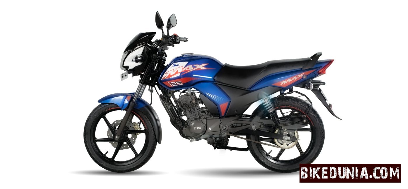 TVS Max 125 CC - Mount Blue