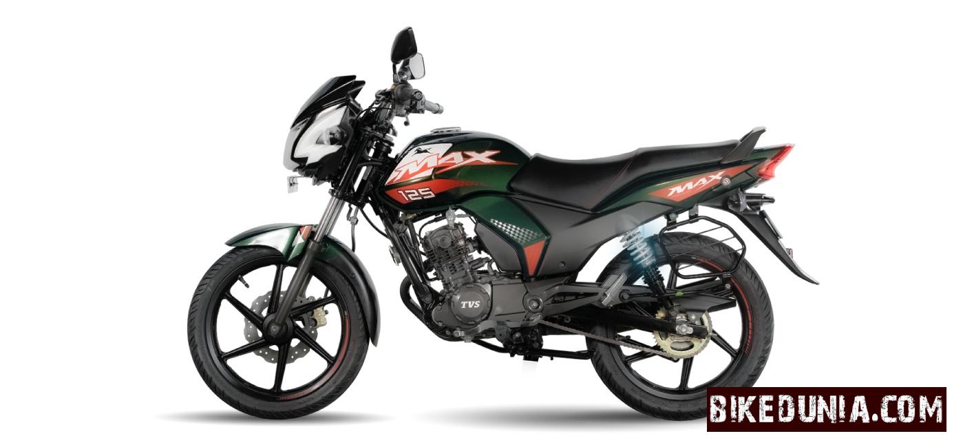 TVS Max 125 CC - Mosaic Green