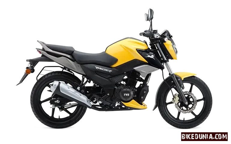 TVS Raider SX - Fiery Yellow